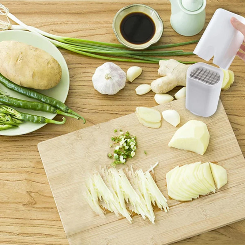 VeggieChopper Edelstahl Gemüsezerkleinerer