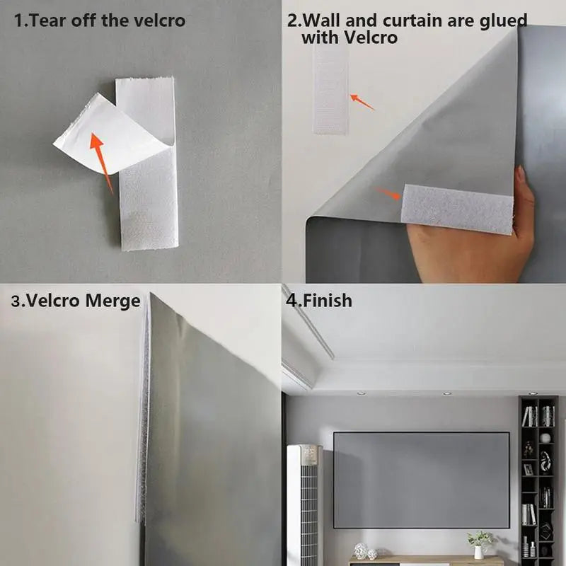 CinemaScreen – Tragbare Leinwand mit Anti-Licht-Beschichtung