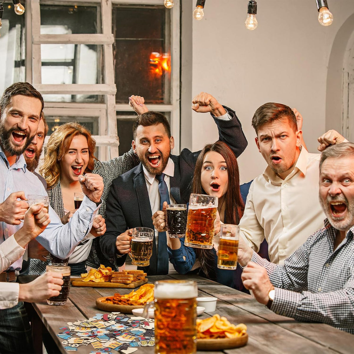 Oktoberfest Holzdeko Streudeko, Dirndl & Lederhosen 100er-Set