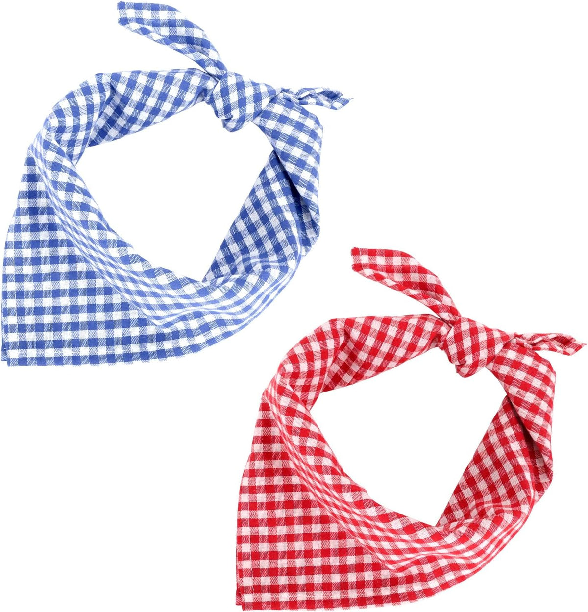 Trachten Halstuch Karo Oktoberfest, Unisex 2er-Set