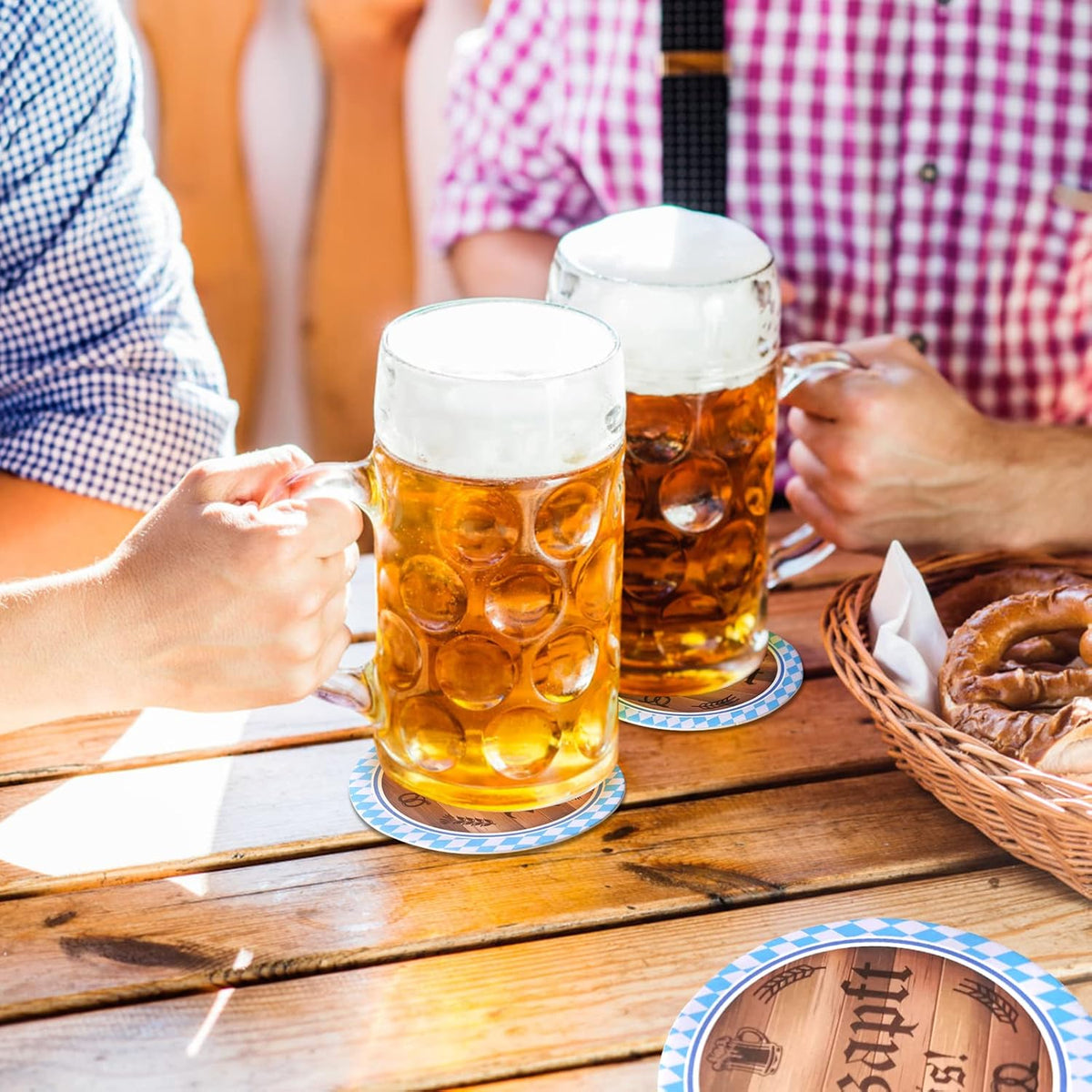 Oktoberfest Bierdeckel Set, O'zapft is 48-teilig
