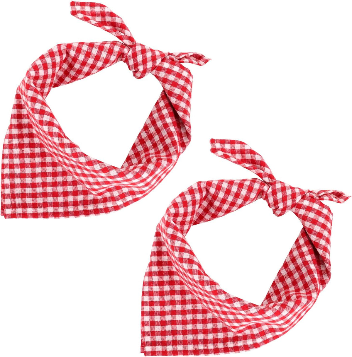 Trachten Halstuch Karo Oktoberfest, Unisex 2er-Set