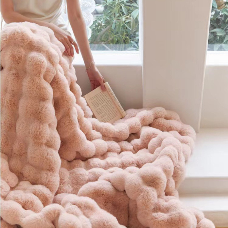 Kuscheldecke Extra Dick – Flauschige Plüschdecke & Warme Winterdecke für Sofa und Bett