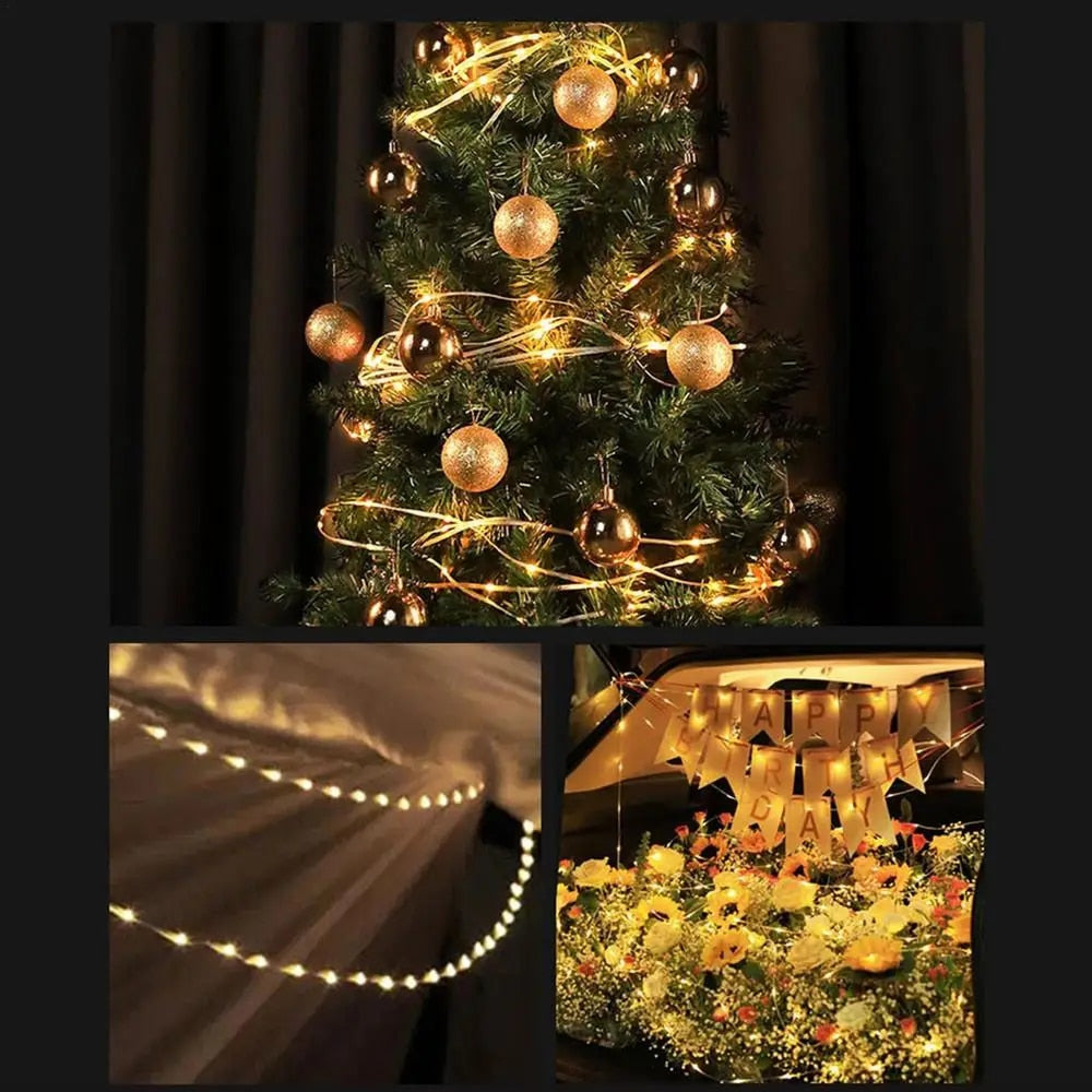 Tragbare LED-Lichterkette Wasserdicht – Wiederaufladbar