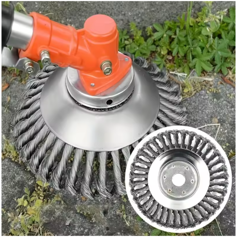 CutterHead – Unkrautschneider-Kopf aus Stahldraht, 20cm