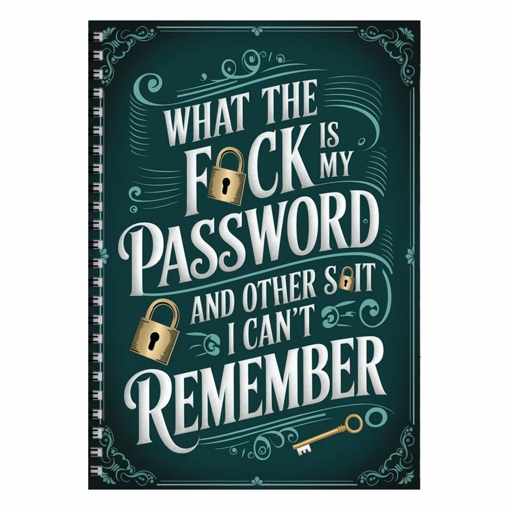 PasswordKeeper Passwortbuch Mit Diskretem Design