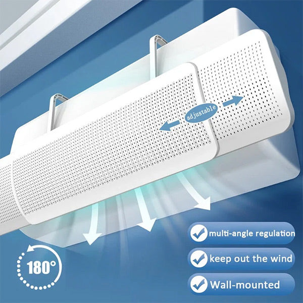 AirDeflector – Verstellbarer Luftstromabweiser für Klimaanlagen