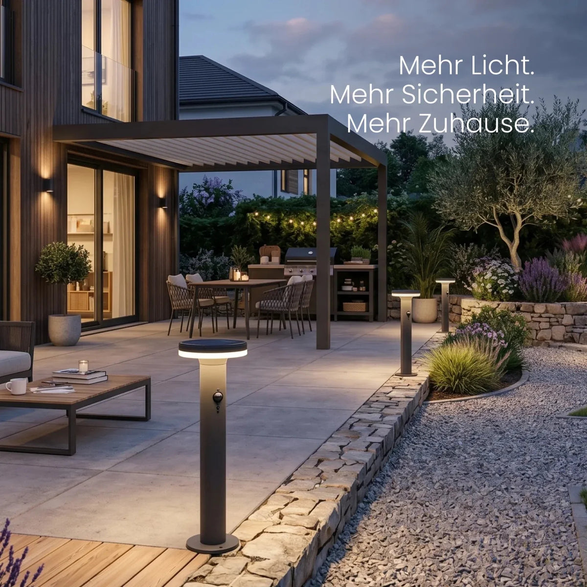 Solar Wegeleuchte SAVO Maße und Abmessungen