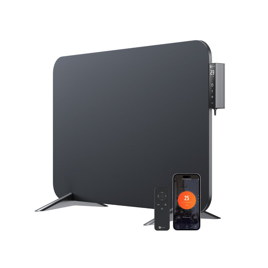 Metall-Infrarotheizung mit Smart-Thermostat