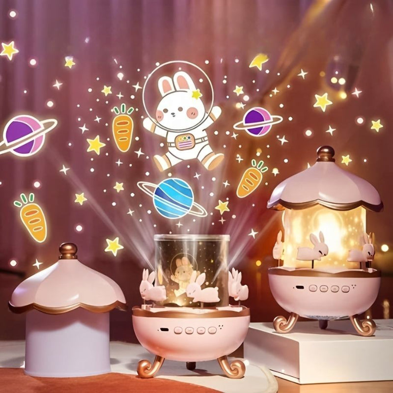 BunnyProjector – Wechselnder LED-Nachtlichtprojektor