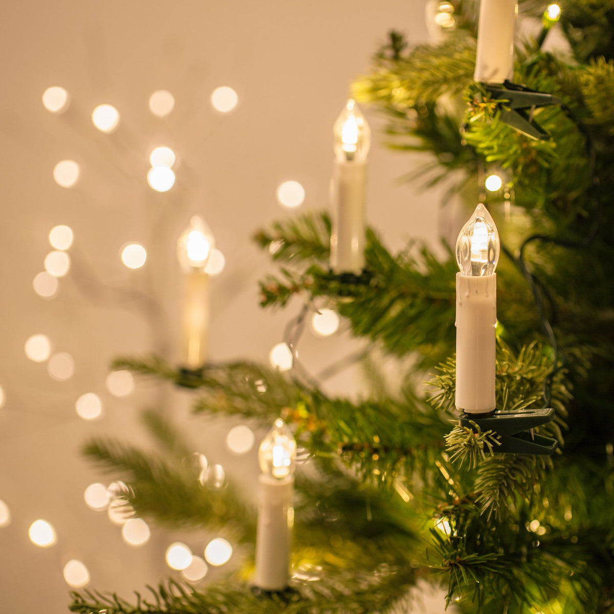 LED-Weihnachtsbaumkerzen Lichterkette – 50er
