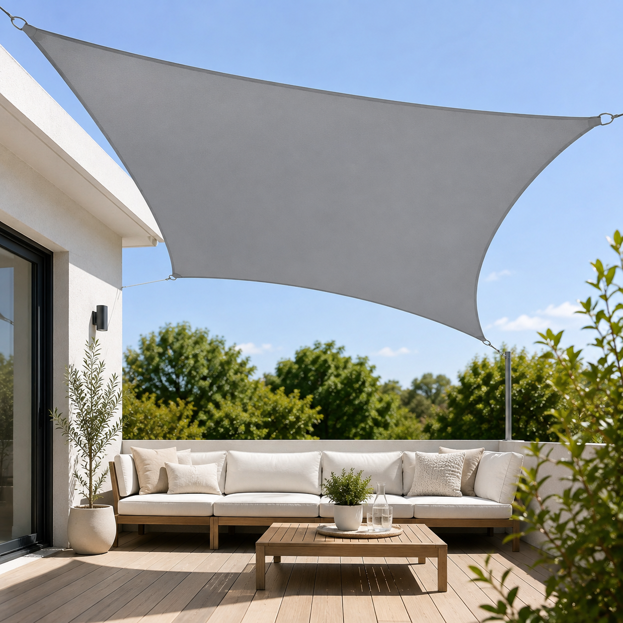 Wasserdichtes Sonnensegel – UV-Schutz für Terrasse, Balkon & Garten