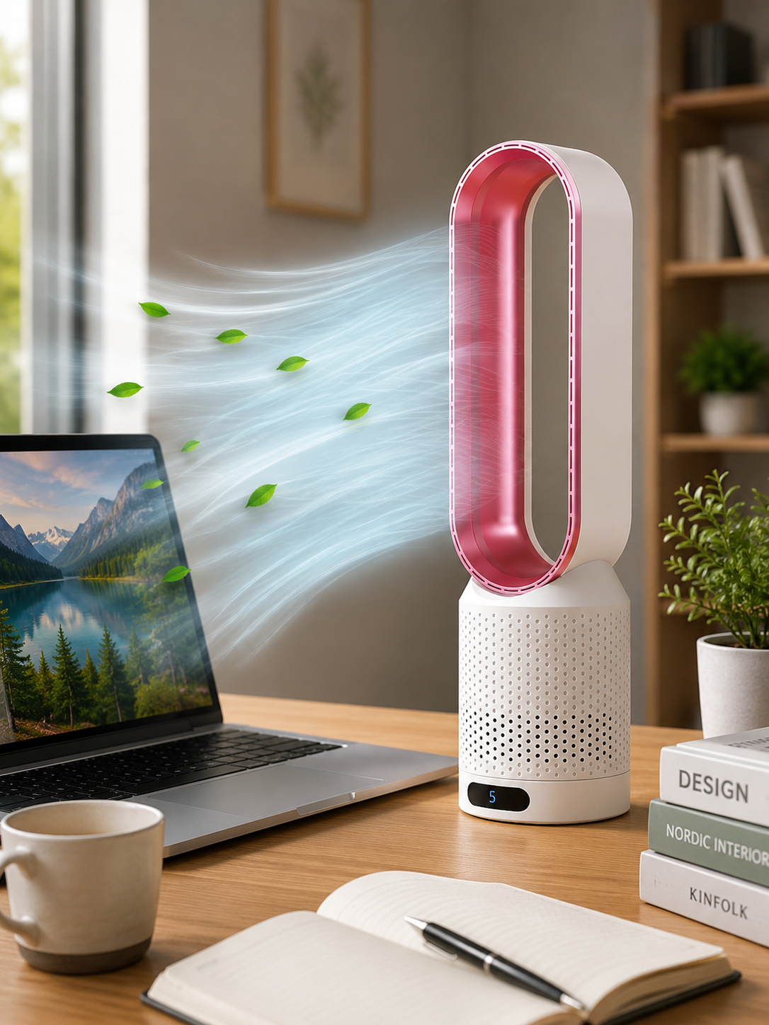 Turmventilator – Leise mit Ionisator, Luftreiniger, Fernbedienung & Timer