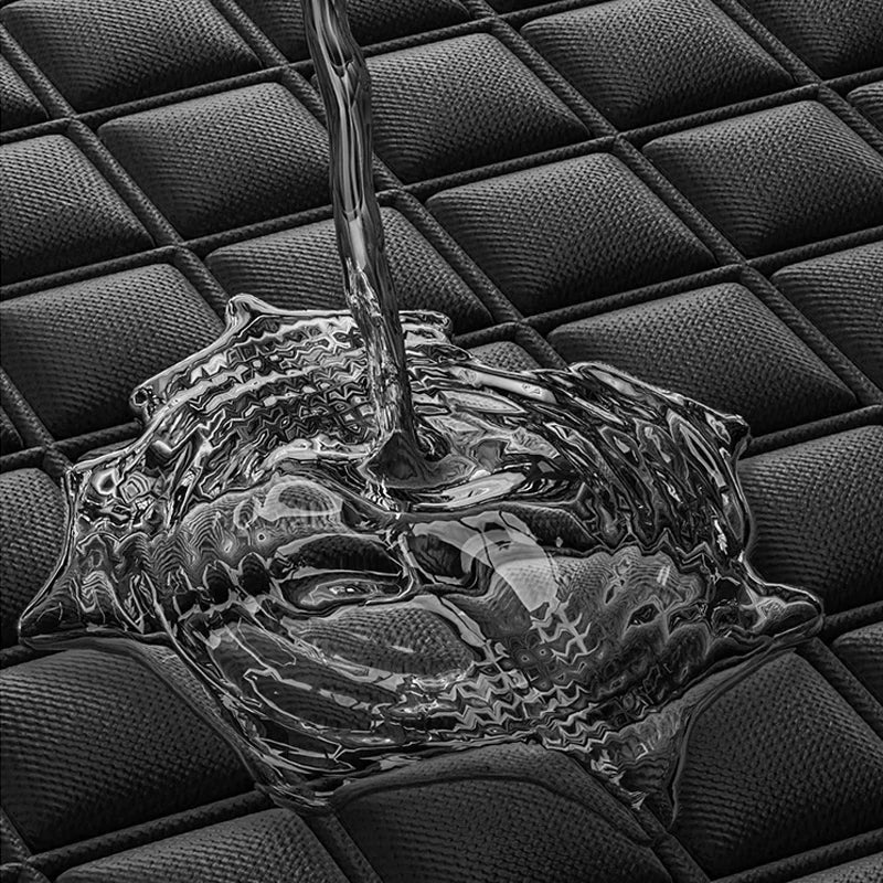 Clever Thermovorhang Detailansicht gestepptes Gewebe