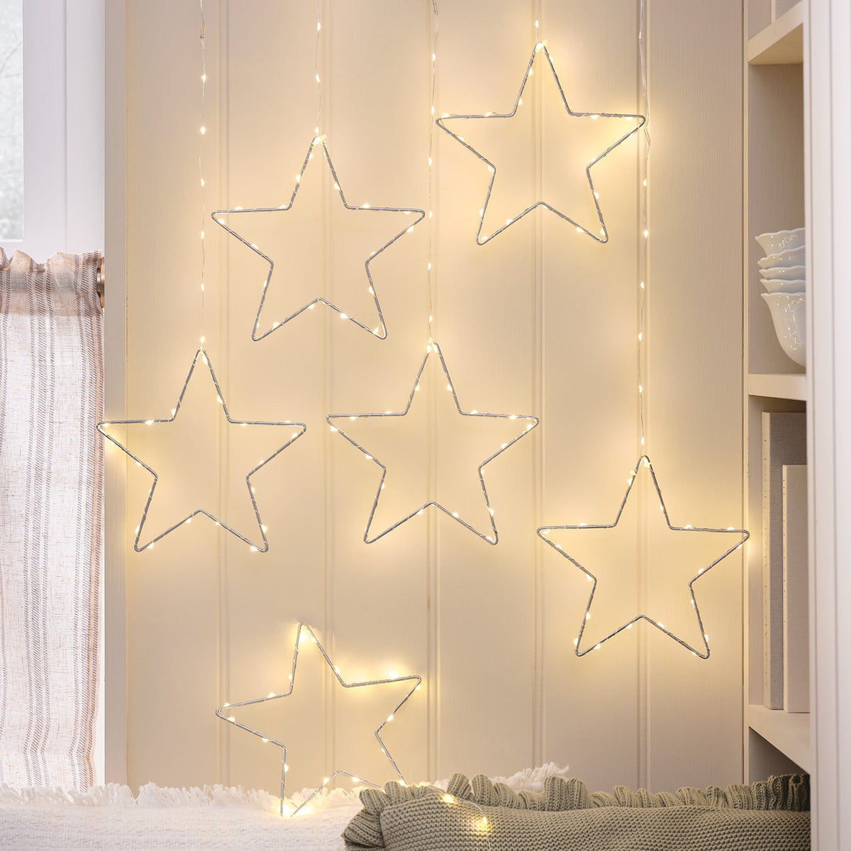 LED-Sterne Set Außen – 2x 3er