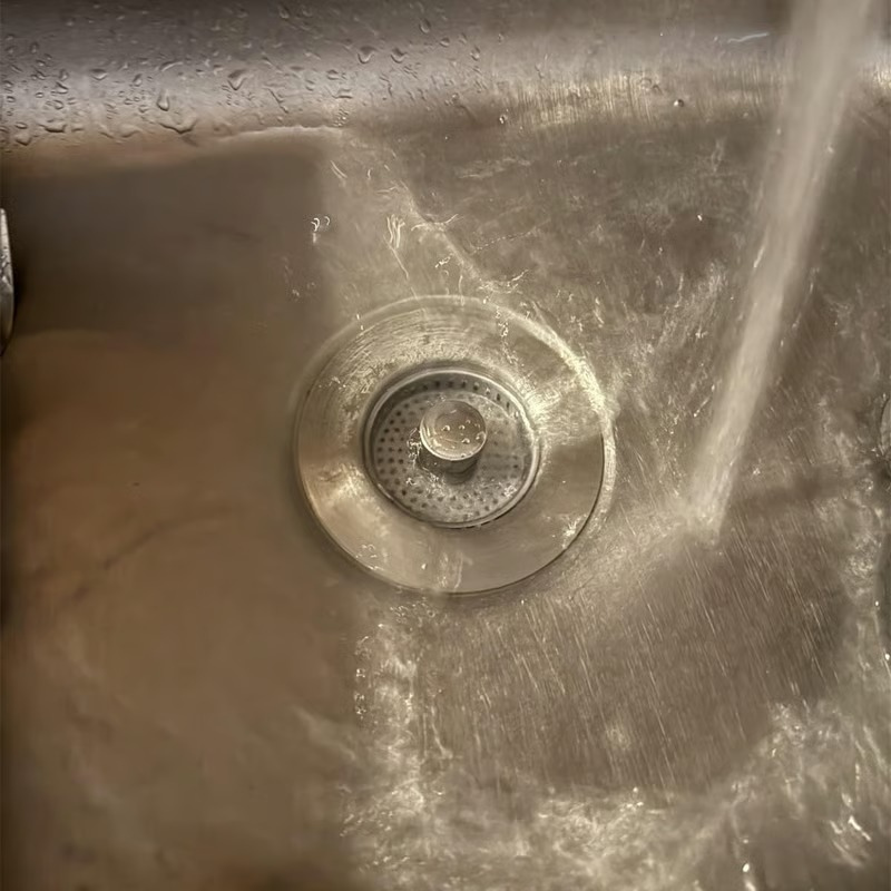 DrainStrainer Edelstahl Küchenspülen-Sieb Und Stopper