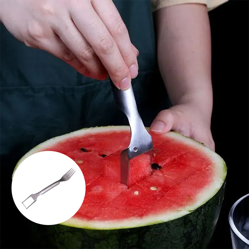 FruitCutter 2-in-1 Obstschneider Mit Gabel