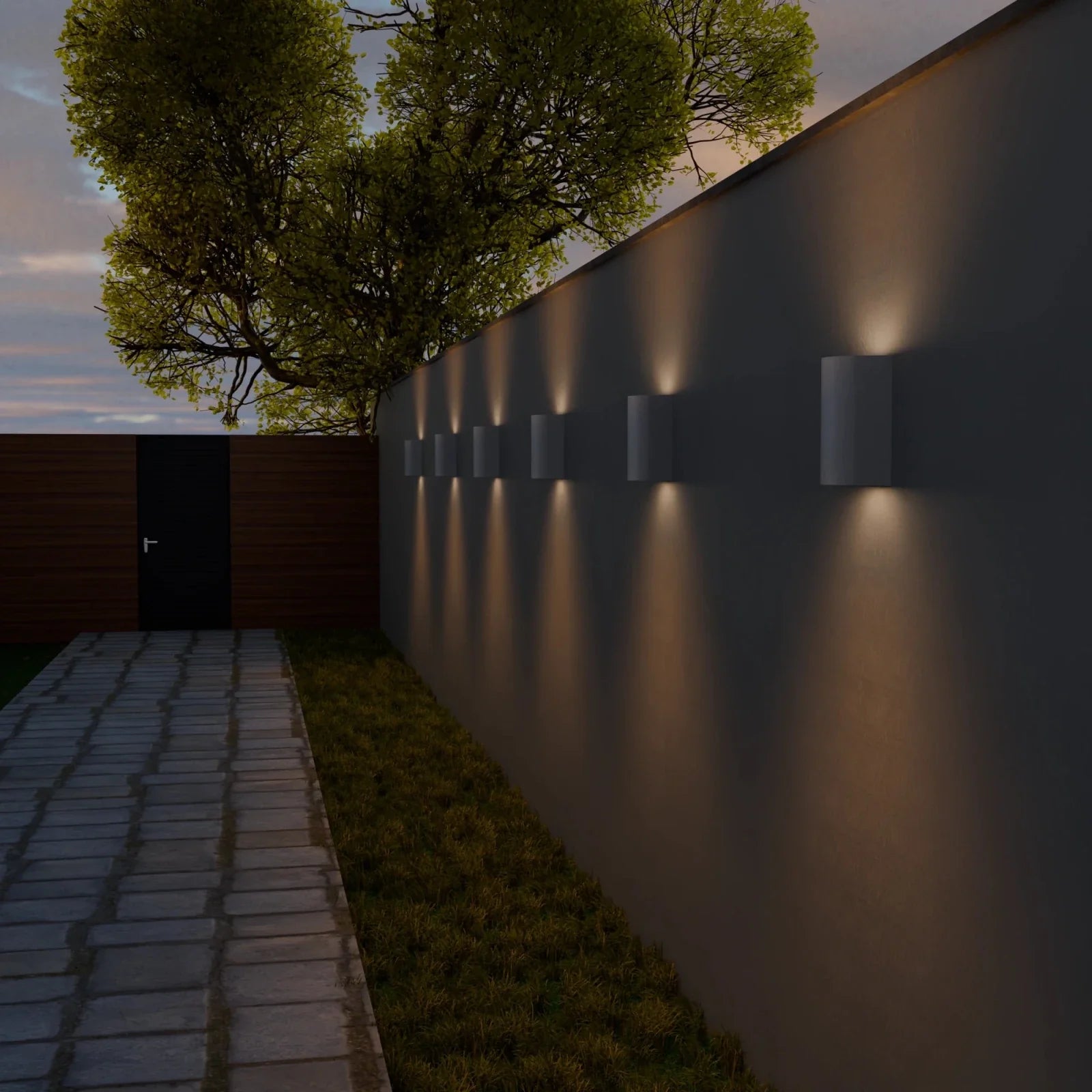 Wandleuchte VAYA DUO Up-&-Down-Light, 2x GU10, IP54