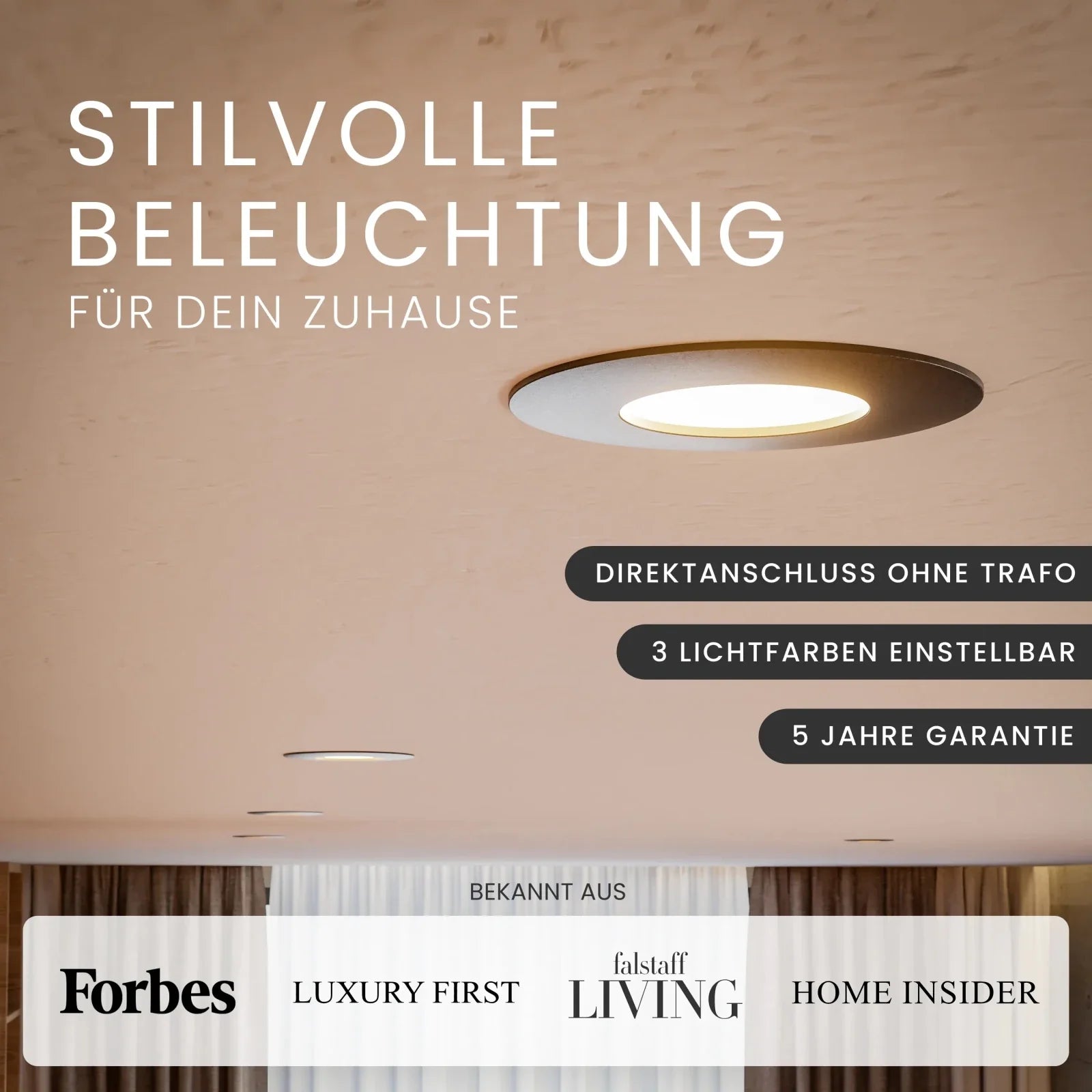 Einbaustrahler NUA Detailansicht LED-Modul