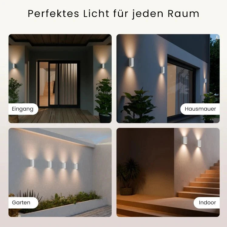 Wandleuchte VAYA DUO Up-&-Down-Light, 2x GU10, IP54