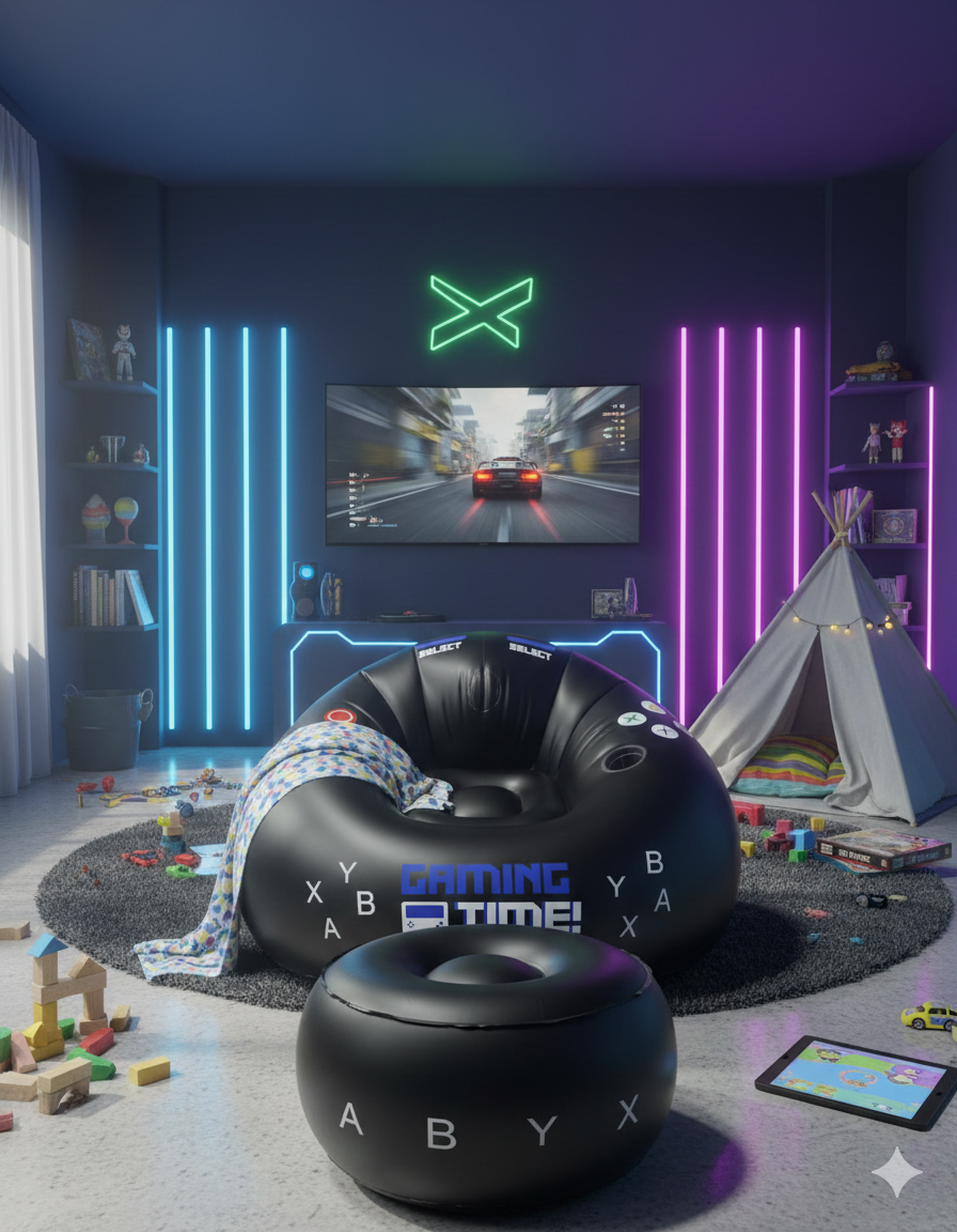 InflatableSeat Aufblasbarer Gaming-Sitz, Tragbar Und Komfortabel