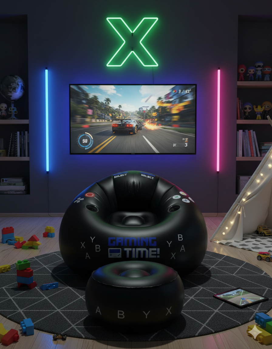 InflatableSeat Aufblasbarer Gaming-Sitz, Tragbar Und Komfortabel