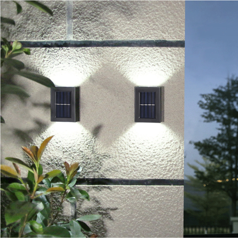 WallLight – Solarbetriebene LED Wandleuchte, Doppelt Beschattet
