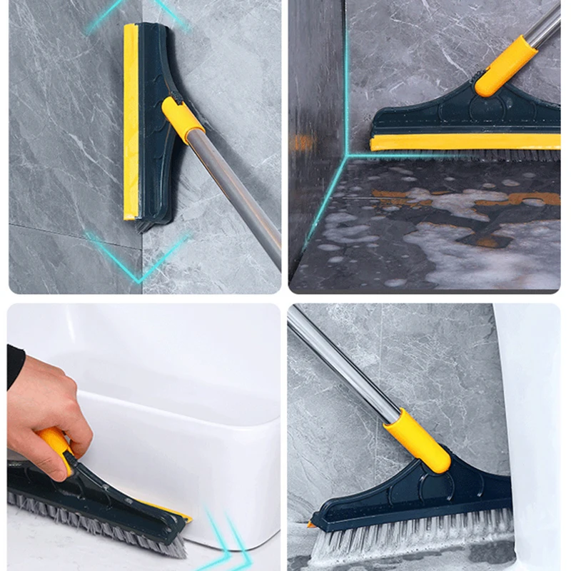 MultiBroom beim Reinigen von Fliesenfugen und Raumecken