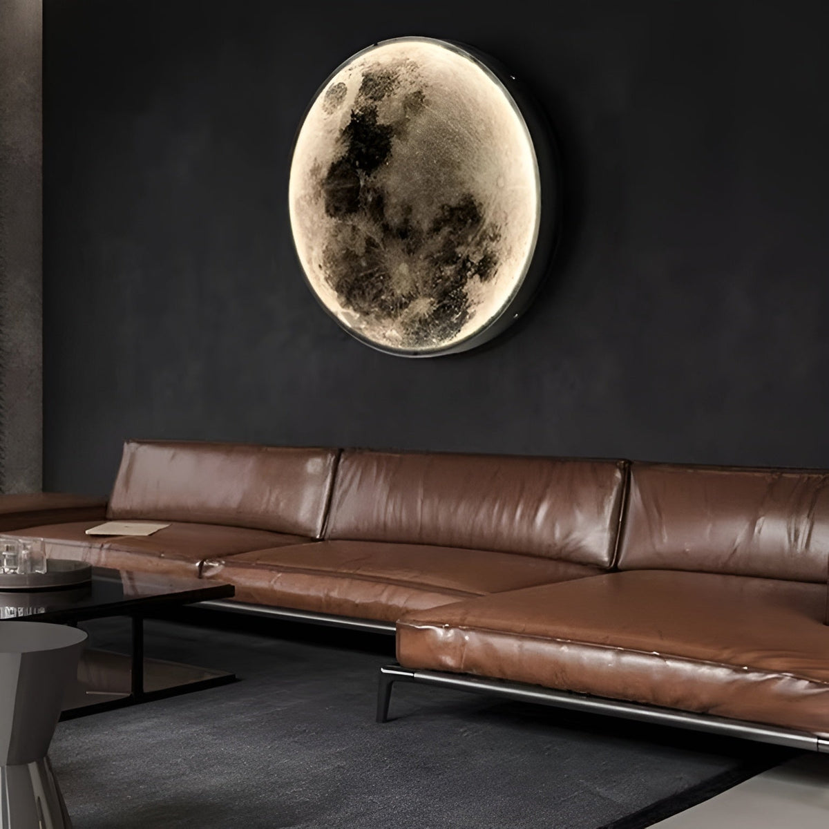 GlowingMoon 3D Mondlampe Mit Sanftem LED-Licht