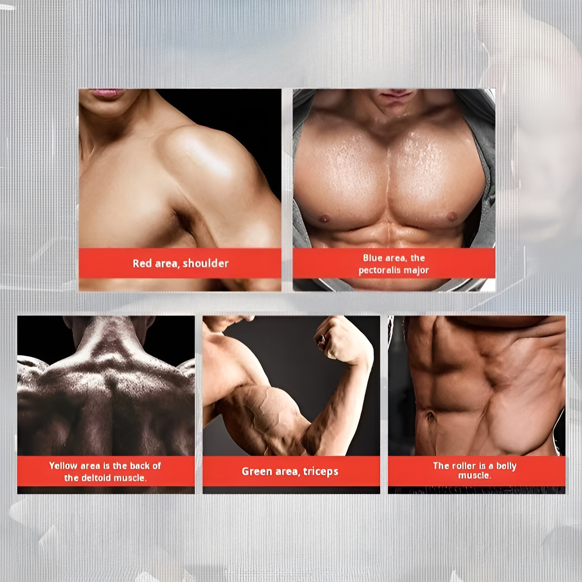 MuscleBoard Push-Up Trainingsbrett, Farbcodiertes System Faltbar