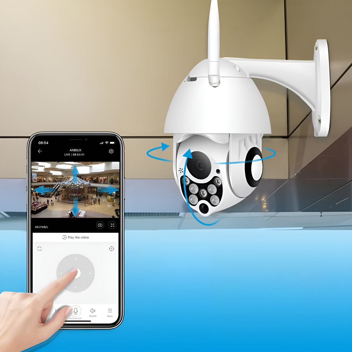 SmartCamera – HD Überwachungskamera mit App-Steuerung
