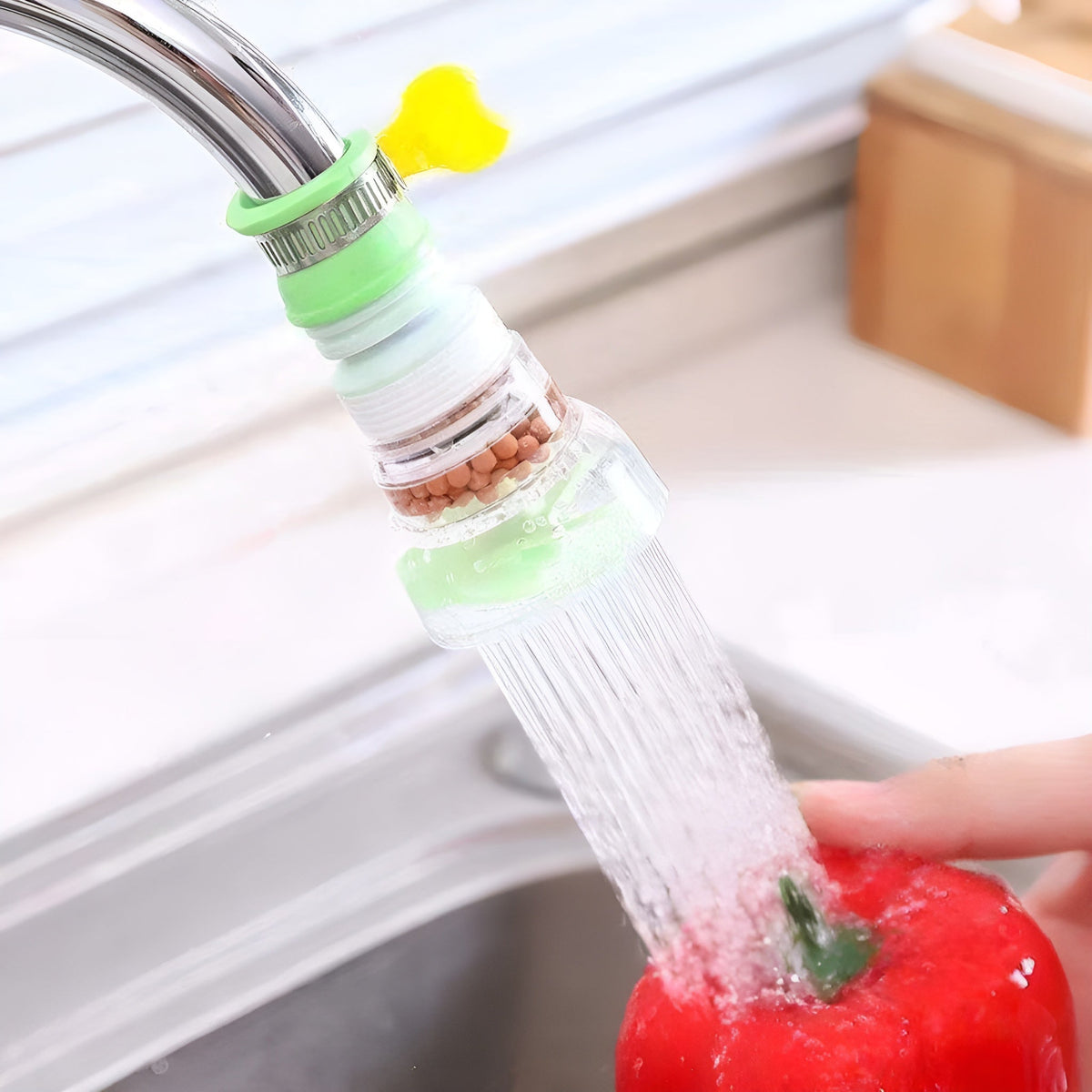 FaucetPro werkzeugfreie Installation am Wasserhahn