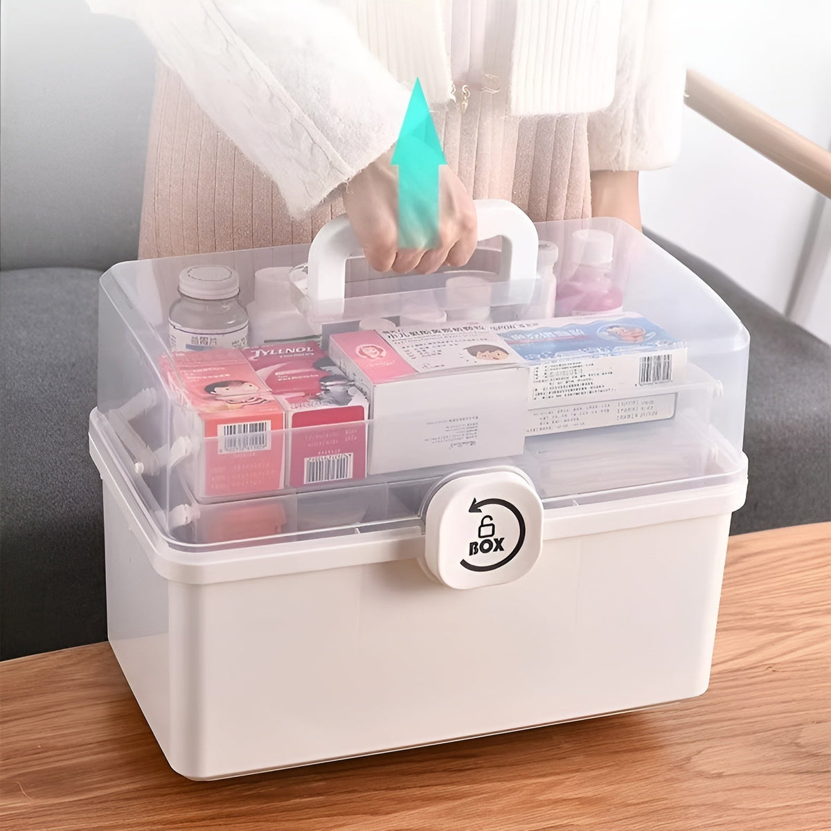 SmartStorage Organizer, drei Ebenen, Ansicht 1
