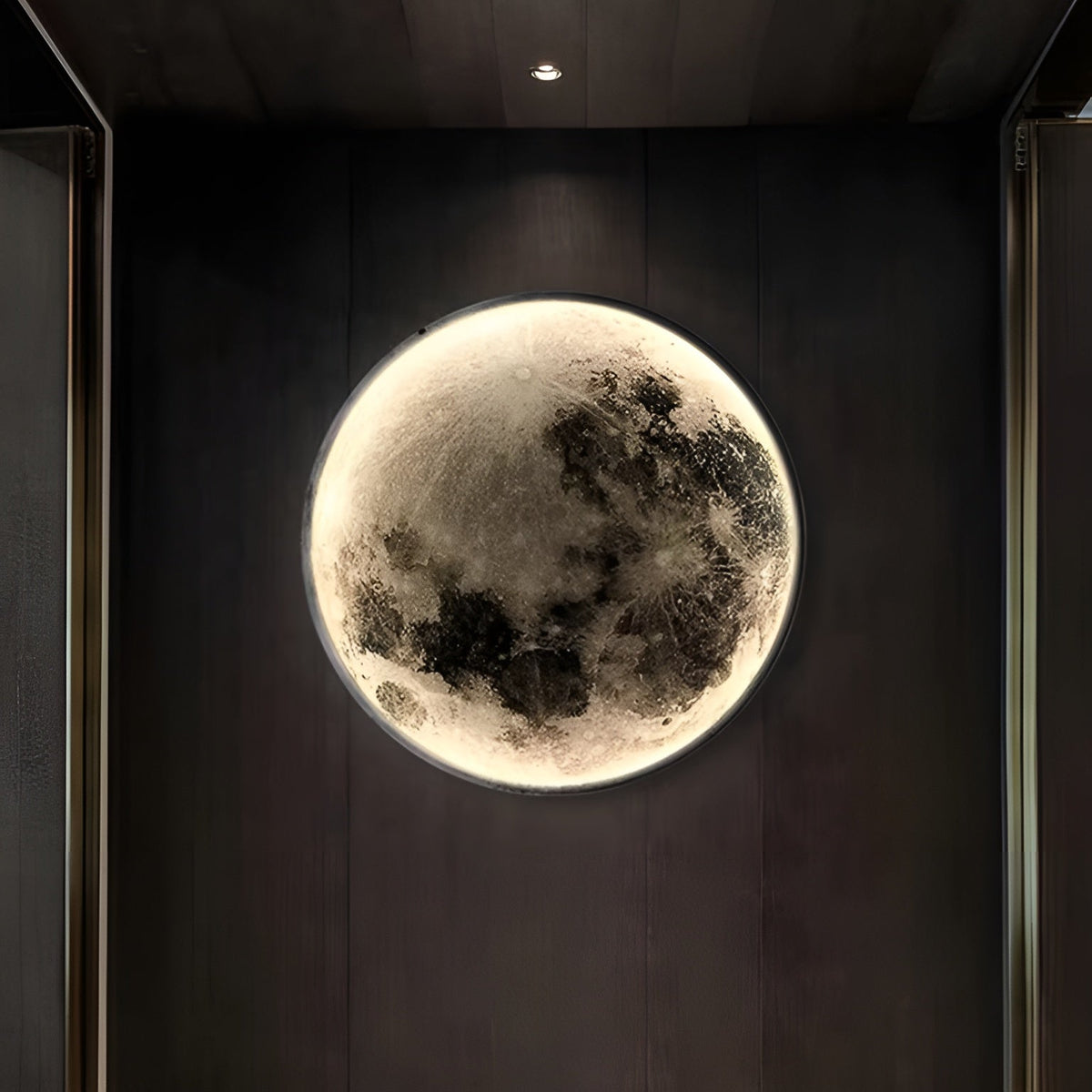 GlowingMoon 3D Mondlampe Mit Sanftem LED-Licht