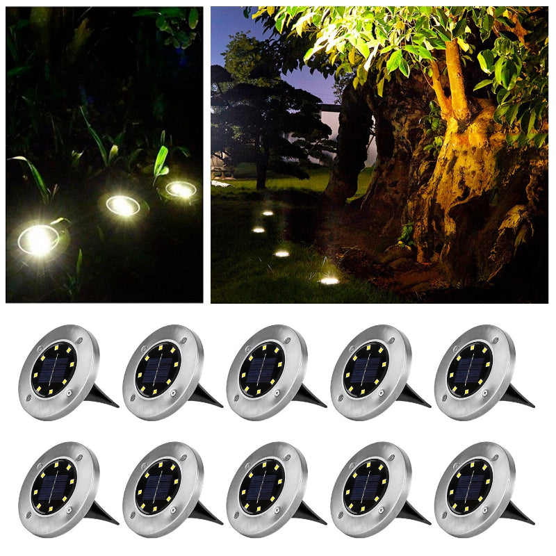 LEDSolar – LED Solarleuchten für Garten und Rasen, 4er Set