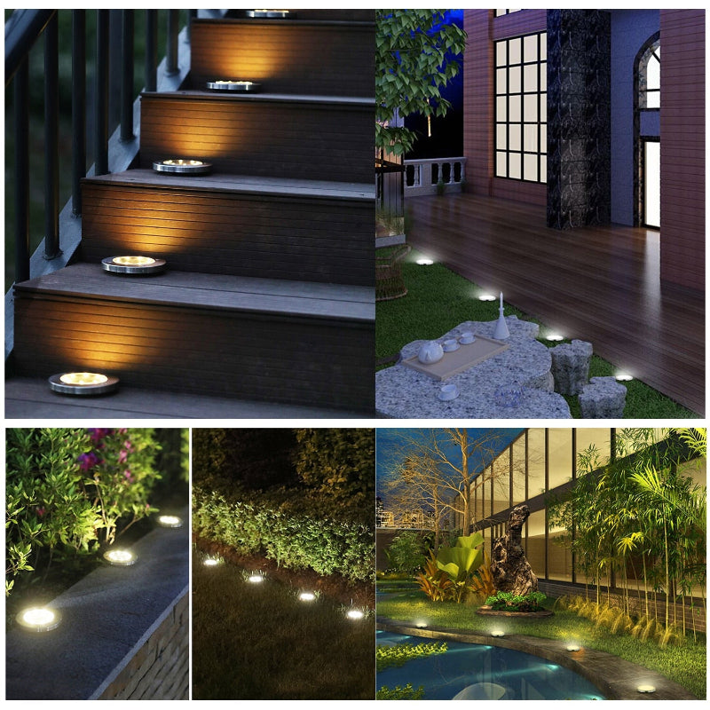 LEDSolar – LED Solarleuchten für Garten und Rasen, 4er Set