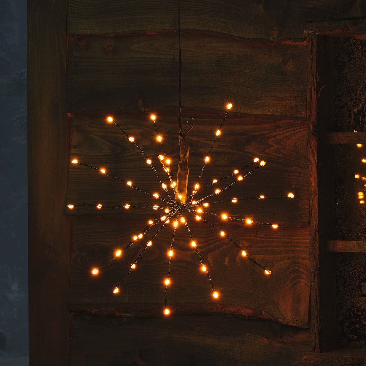 LED-Starburst Weihnachtsdeko Außen – 36 cm mit Farbauswahl