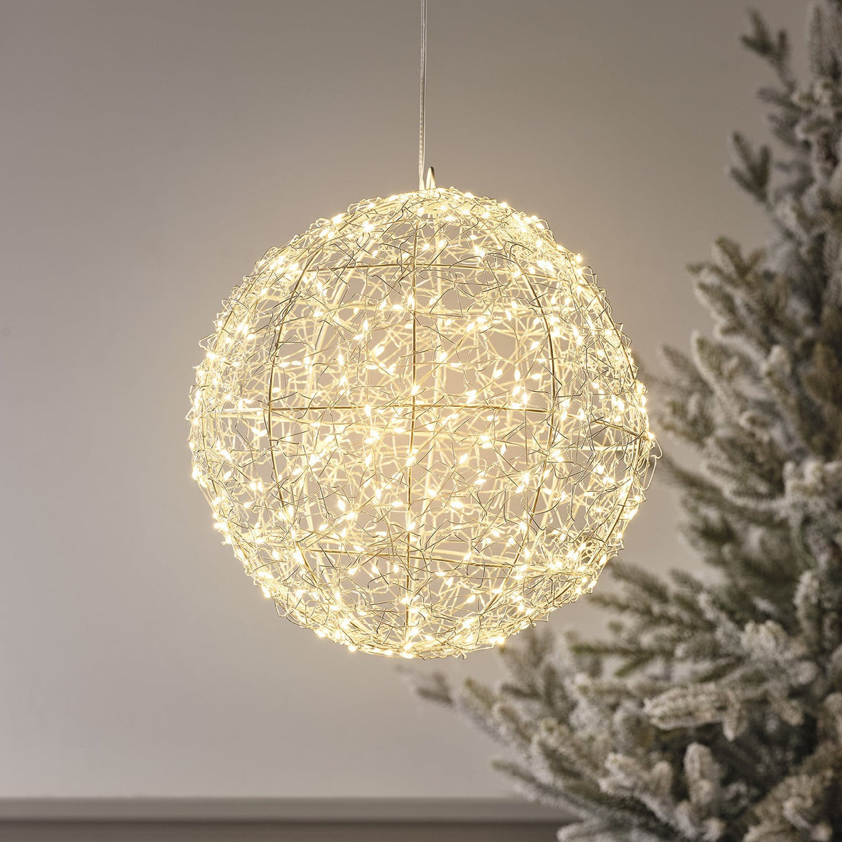 LED-Drahtkugel Micro – 28 cm