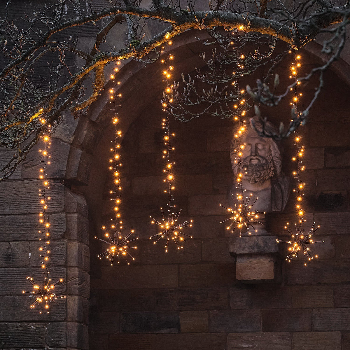 StarburstGlow LED-Hängedeko Mit Blinkeffekt Für Außen