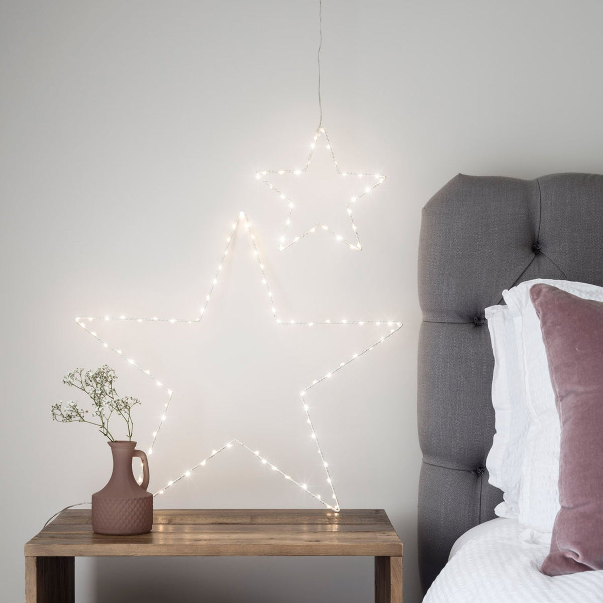 LED Stern Duo Osby – Warmweiß Ø 60 und 34cm