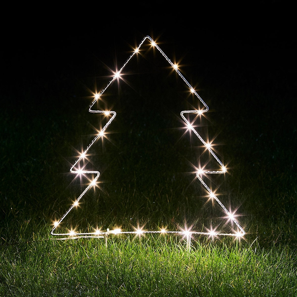 LED-Tannenbaum Stableuchten Set – 3er