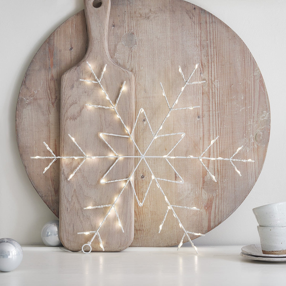 LED-Schneeflocke "Osby" – Fensterdeko Weihnachten