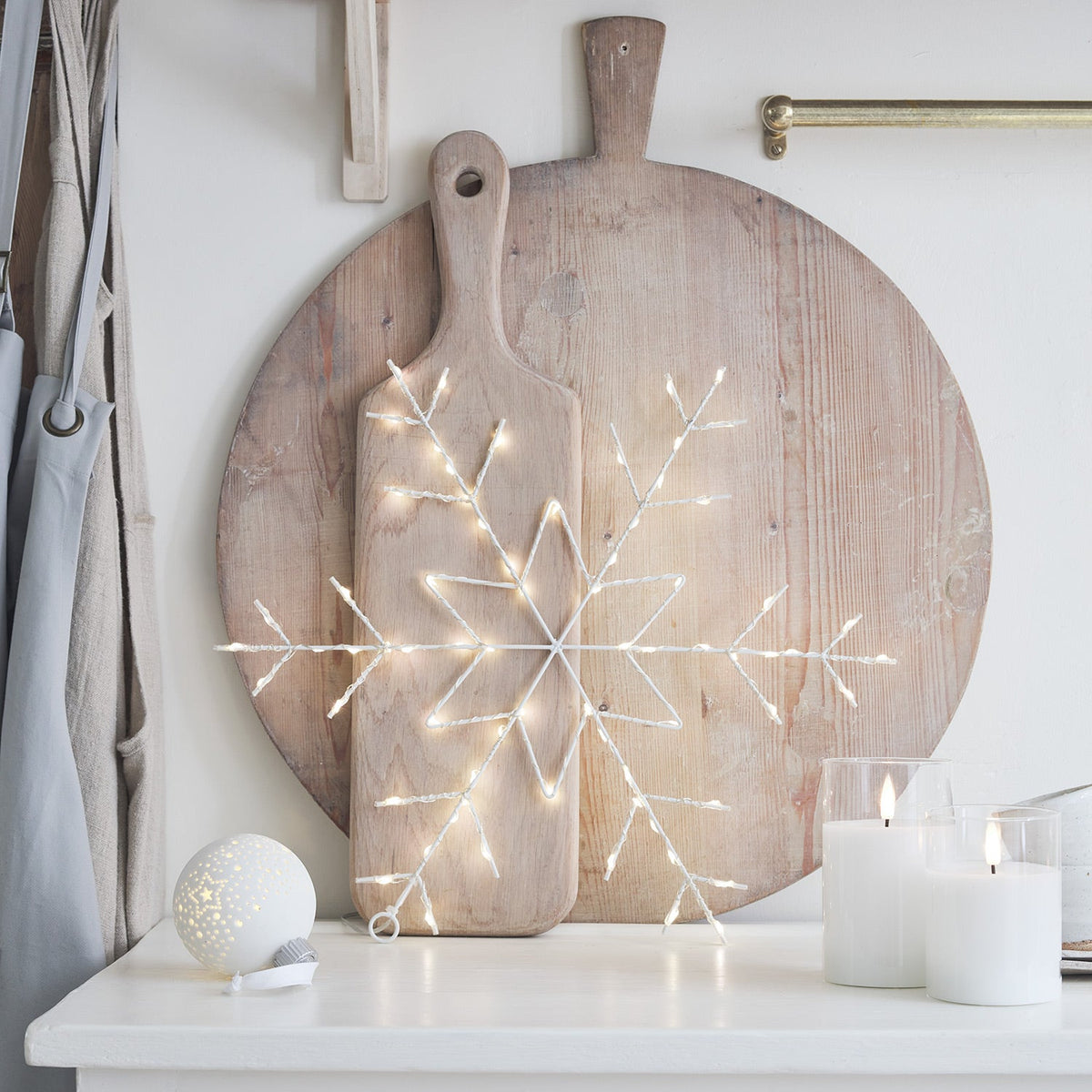 LED-Schneeflocke "Osby" – Fensterdeko Weihnachten