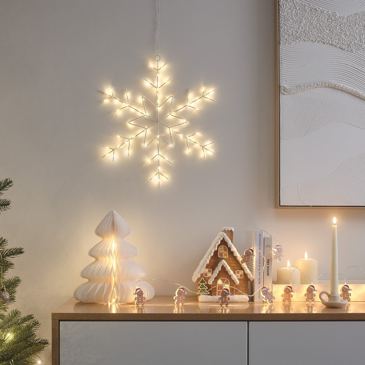 LED-Schneeflocke "Osby" – Fensterdeko Weihnachten