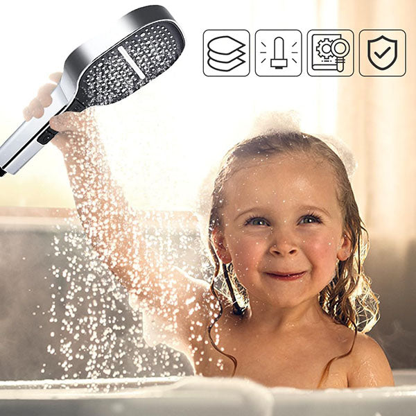AquaShower – Hochdruck-Handbrausekopf