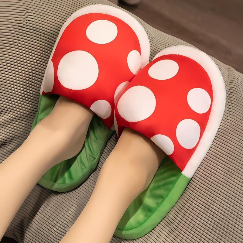 MushroomSlippers – Gemütliche Hausschuhe mit Pilzdesign
