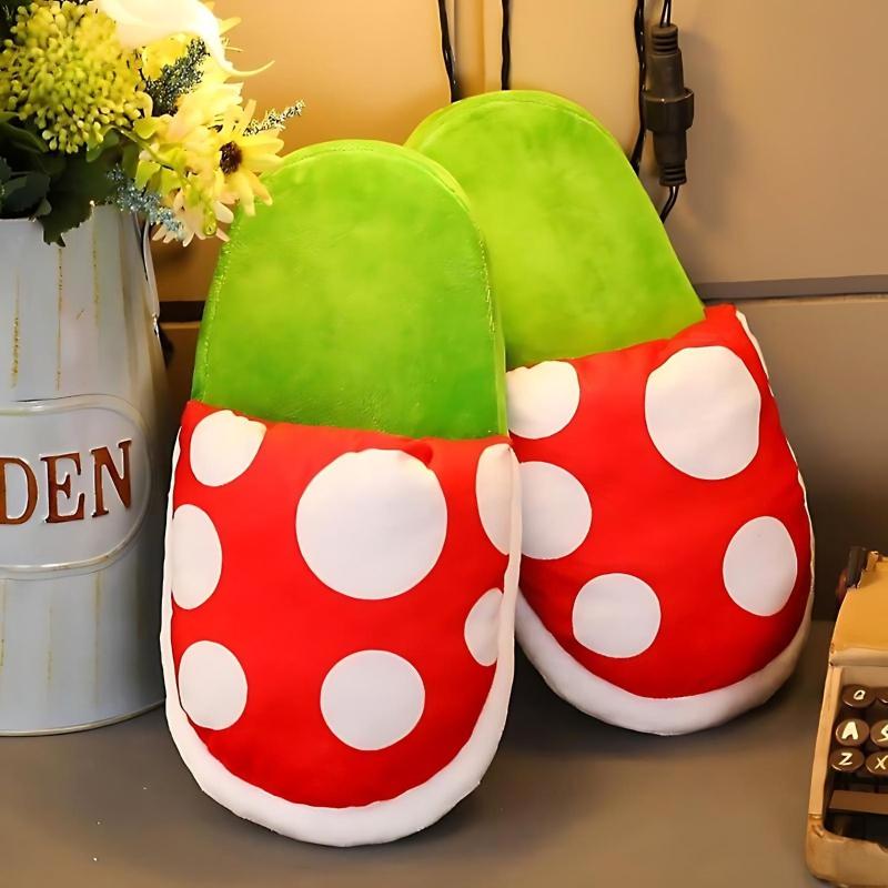 MushroomSlippers – Gemütliche Hausschuhe mit Pilzdesign