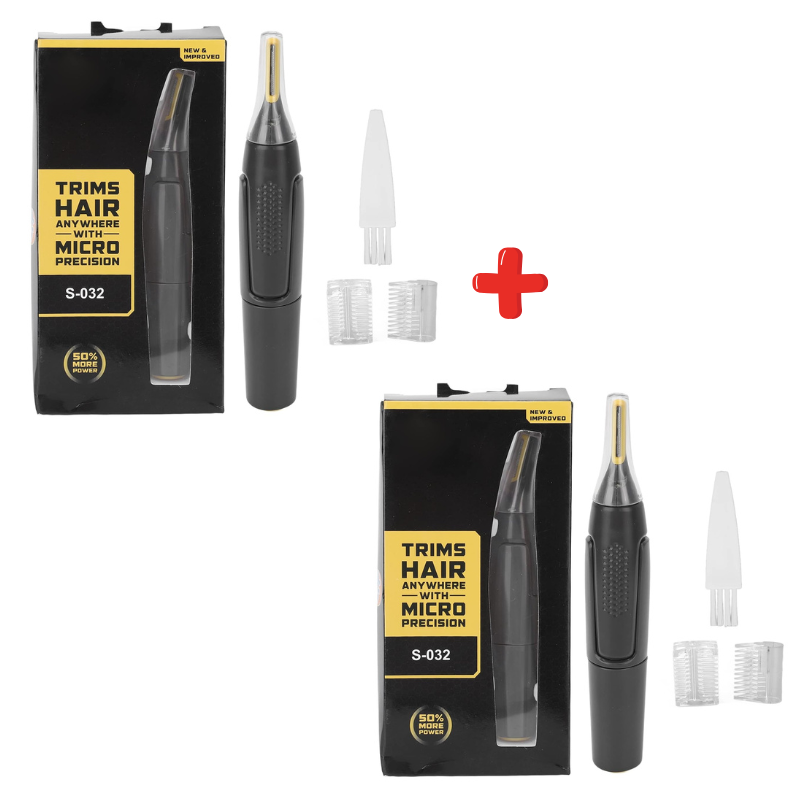 MultiTrimmer Präzisionstrimmer Ohren Nase, Ultraschlank 2er-Set