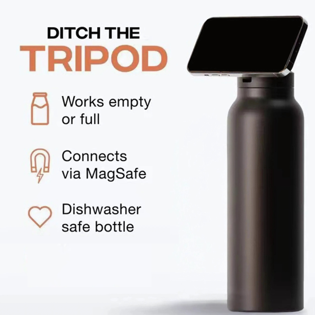 MagneticBottle Isolierflasche Mit Magnetischer Handyhalterung