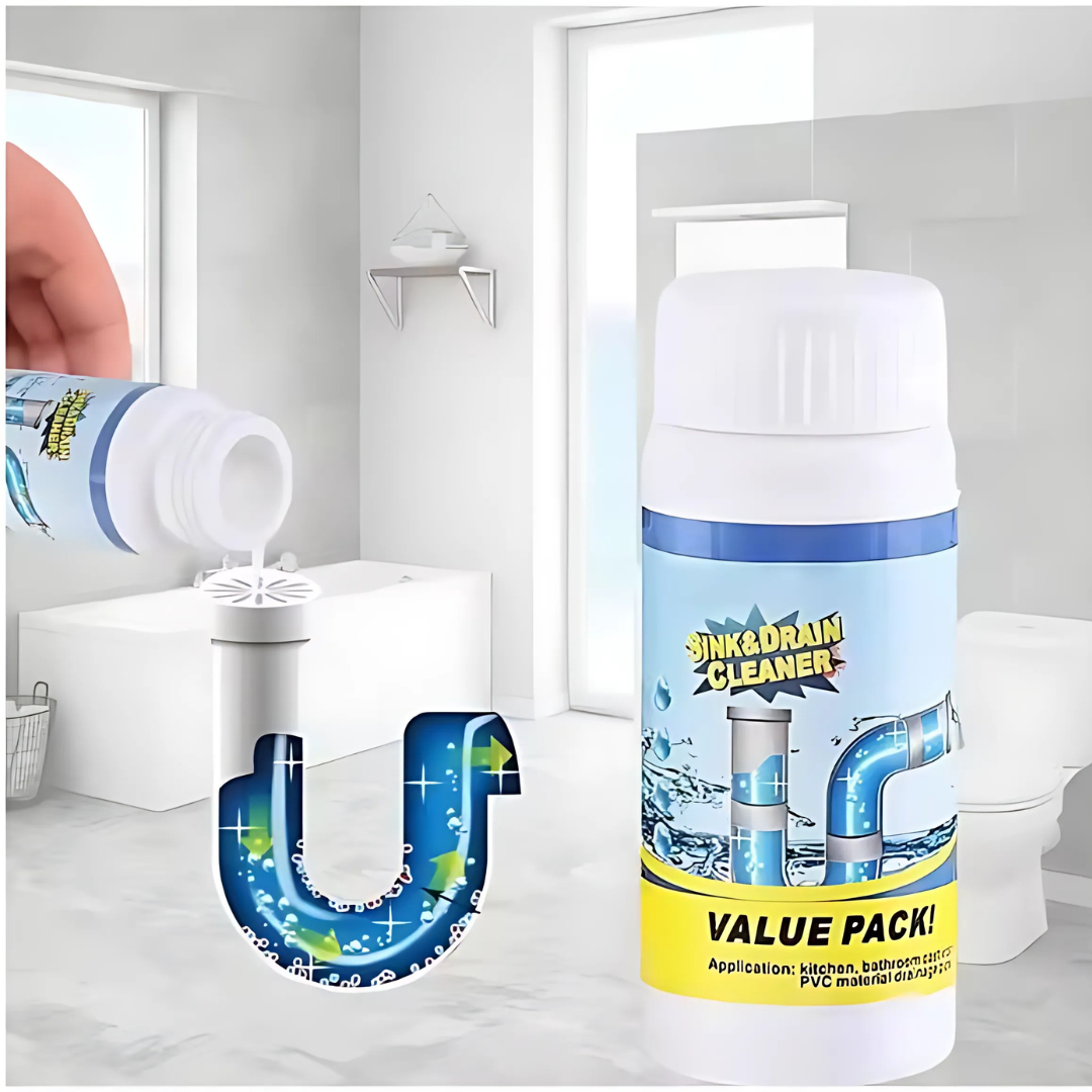 PipeCleaner Rohrreinigungspulver Für Spüle Und Abfluss